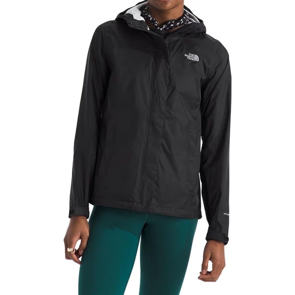The North Face Venture 2 Woman’s Waterproof Dryvent Hooded Jacket Black Sz XS